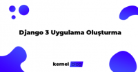 django3 uygulama olşturma
