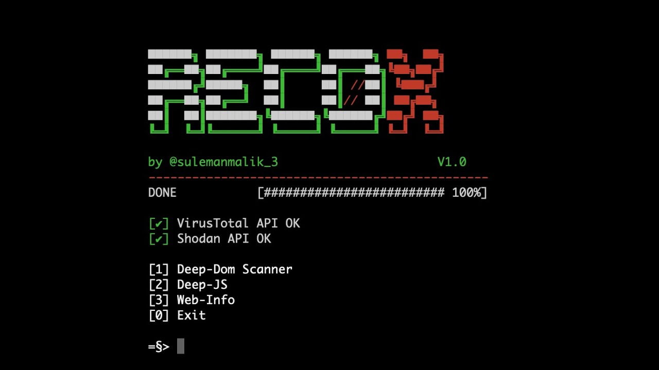 Recox: Web Uygulama Güvenlik Açığı Tarayıcısı